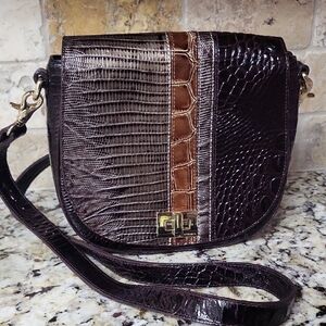 Brahmin Tillie Flap Embossed Crossbody